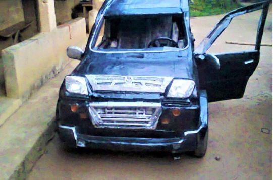 UNBELIEVABLE!!! SEE HOW YOUNG NIGERIAN BUILD FUNCTIONING CAR WITH N80,000