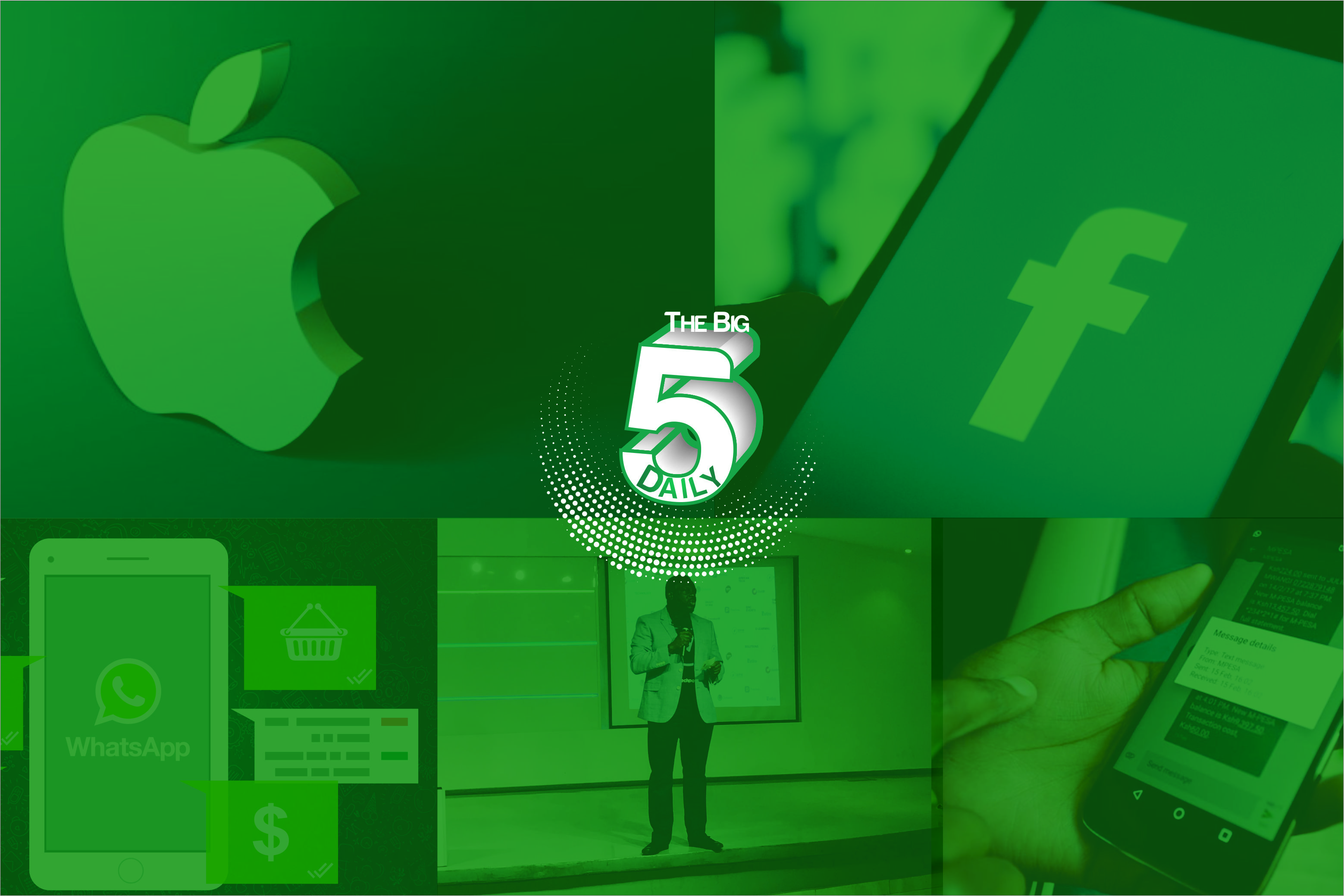 The Big 5 Daily: Apple Hits $1 Trillion Stock Market, Facebook Starts