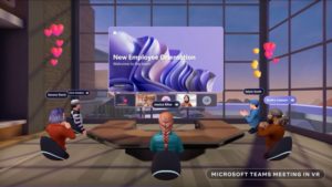 Meta Microsoft Teams in VR
